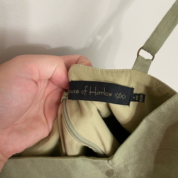 House of Harlow 1960 Olive Green Romper - Picture 5 of 6